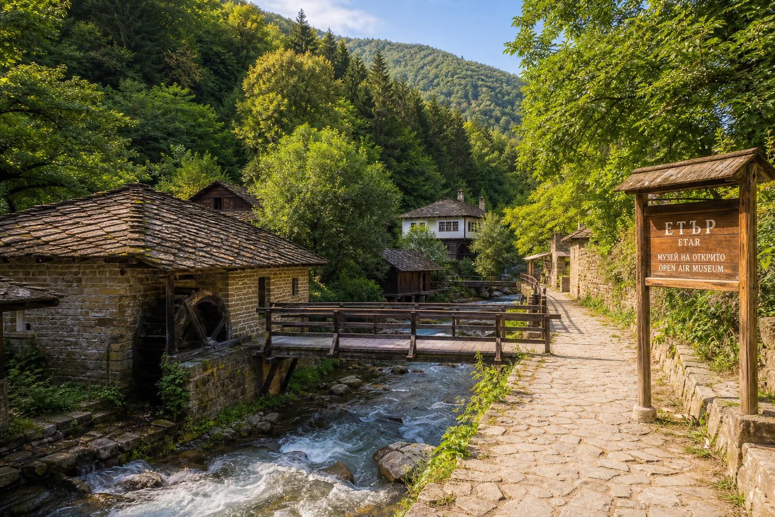 Etara Open-Air Museum by Car: Bulgaria’s Living History Village and Watermill Route